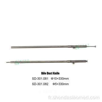 Instrument chirurgical laparoscopique Couteau de conduit BILE